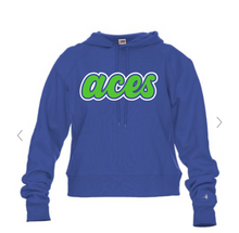 Load image into Gallery viewer, Aces Women's Crop Hoodie
