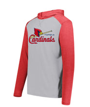 Load image into Gallery viewer, Cardinals Ringer Hoodie
