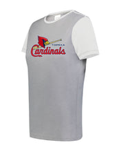 Load image into Gallery viewer, Cardinals Ringer Tee - Womens cut
