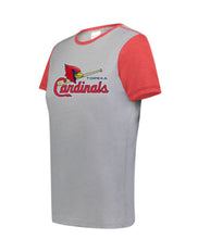 Load image into Gallery viewer, Cardinals Ringer Tee - Womens cut
