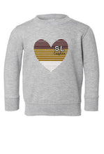 Load image into Gallery viewer, Toddler/Youth Heart Crew
